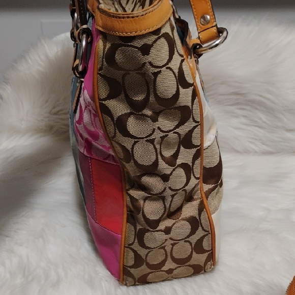 (SALE! (WALLET ONLY) FIRM PRICE! Coach Y2K Multicolor Patchwork Wallet